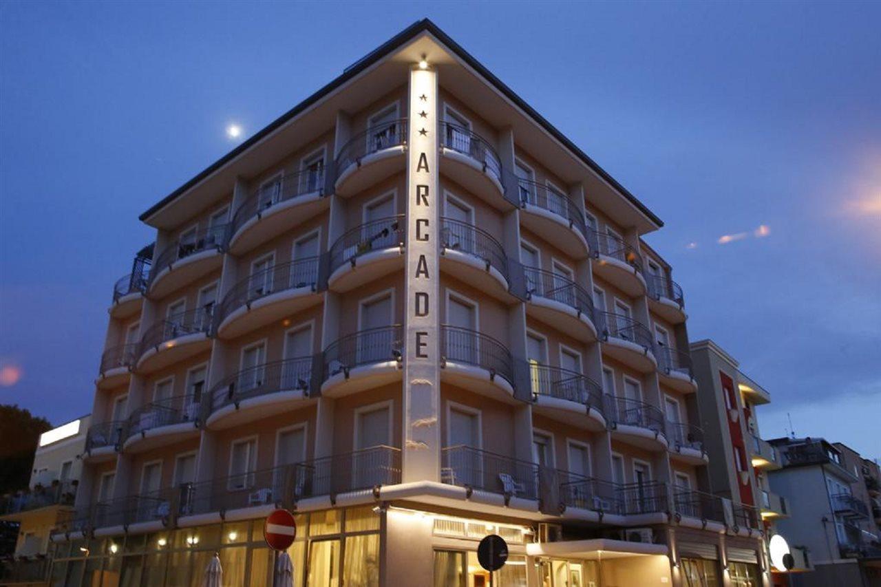 Hotel Arcade Rimini Exterior foto